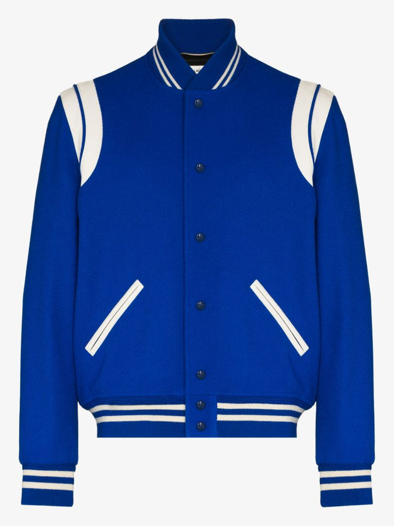 Varsity Wool Bomber Jacket