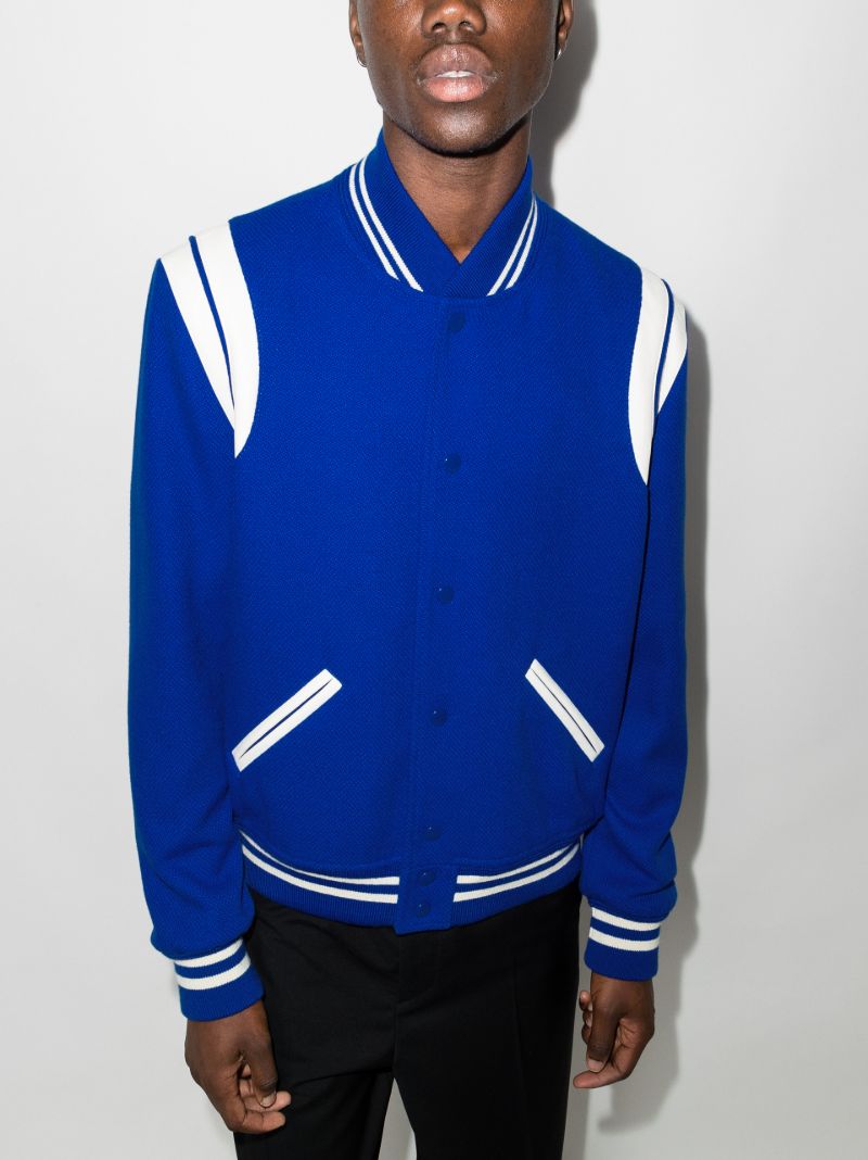 Varsity Wool Bomber Jacket