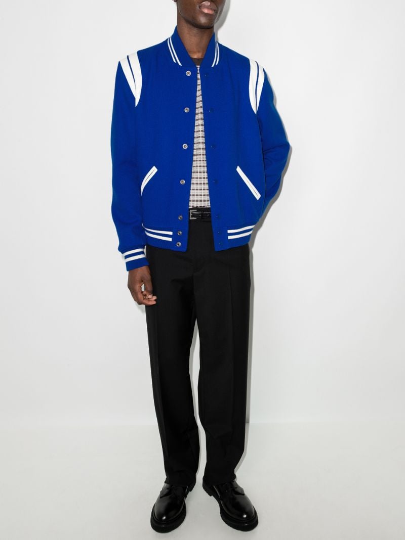 Varsity Wool Bomber Jacket