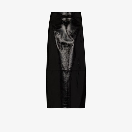 Mya Leather Pencil Skirt