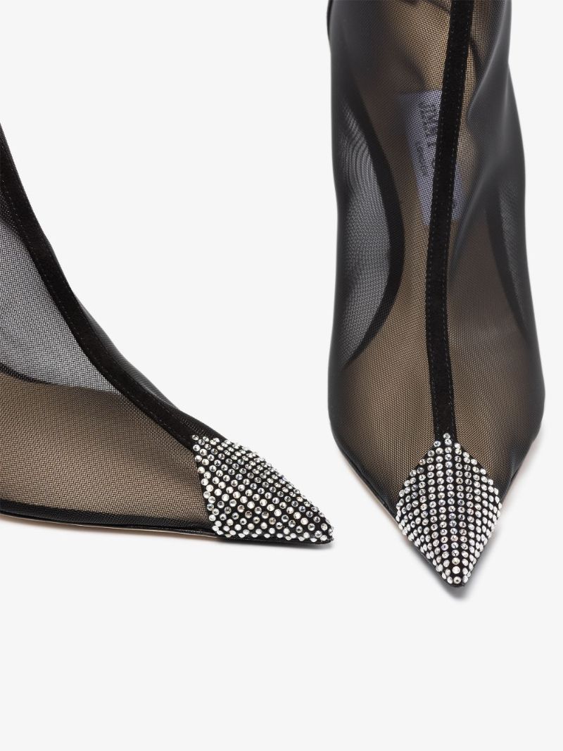 Black Naidoo 90 Mesh Ankle Boots