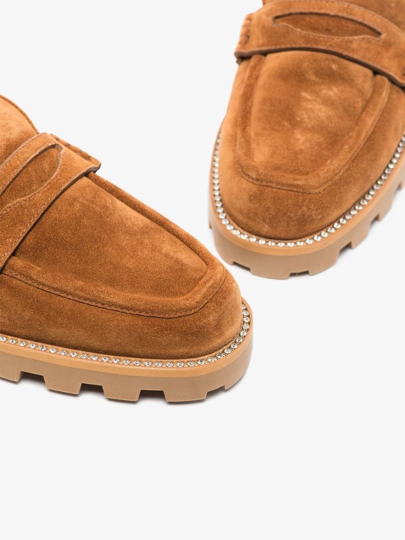 Brown Ronnie Shearling Mules