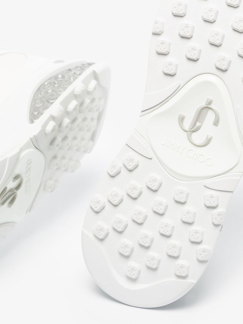 White Memphis Lace-up Sneakers