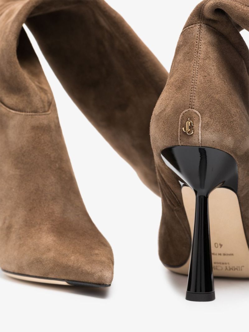 Brown Bryson 100 Over-the-knee Suede Boots