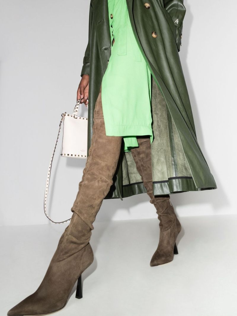 Brown Bryson 100 Over-the-knee Suede Boots