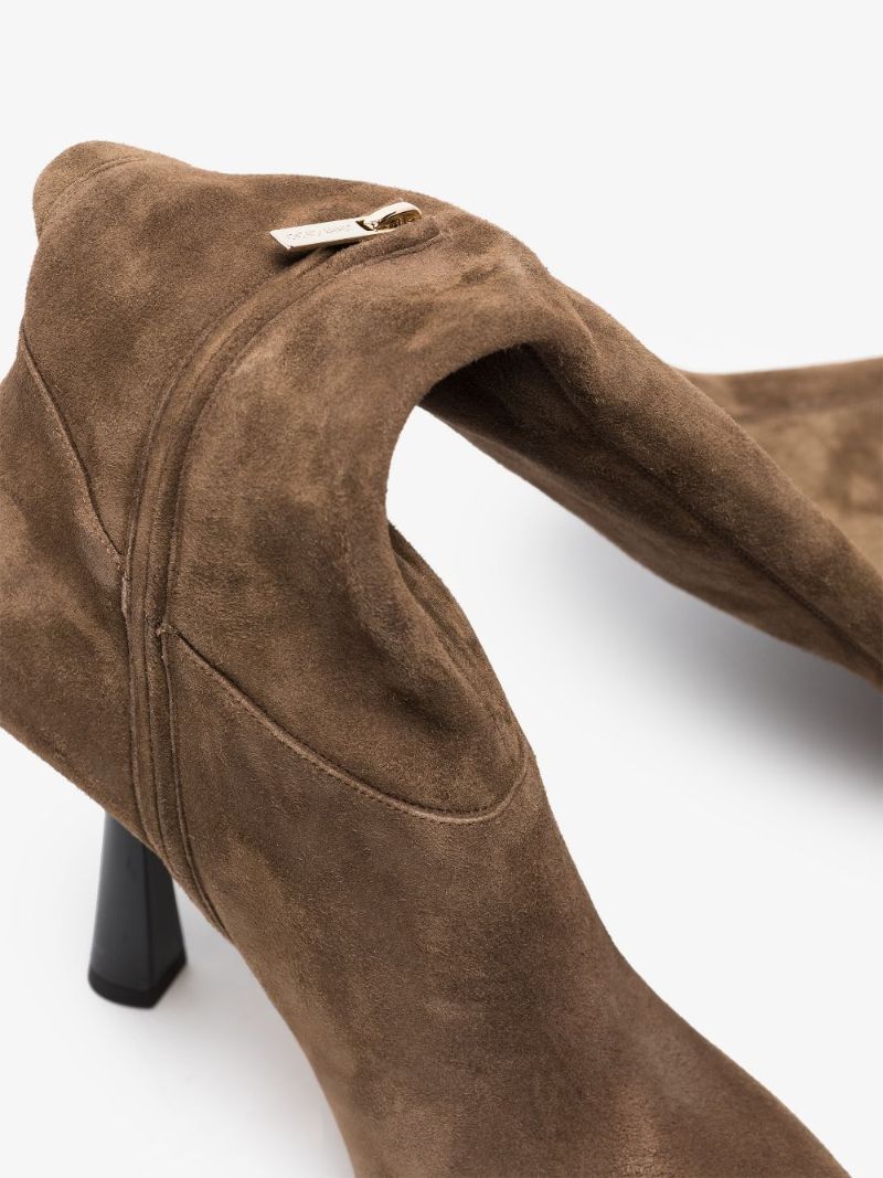 Brown Bryson 100 Over-the-knee Suede Boots