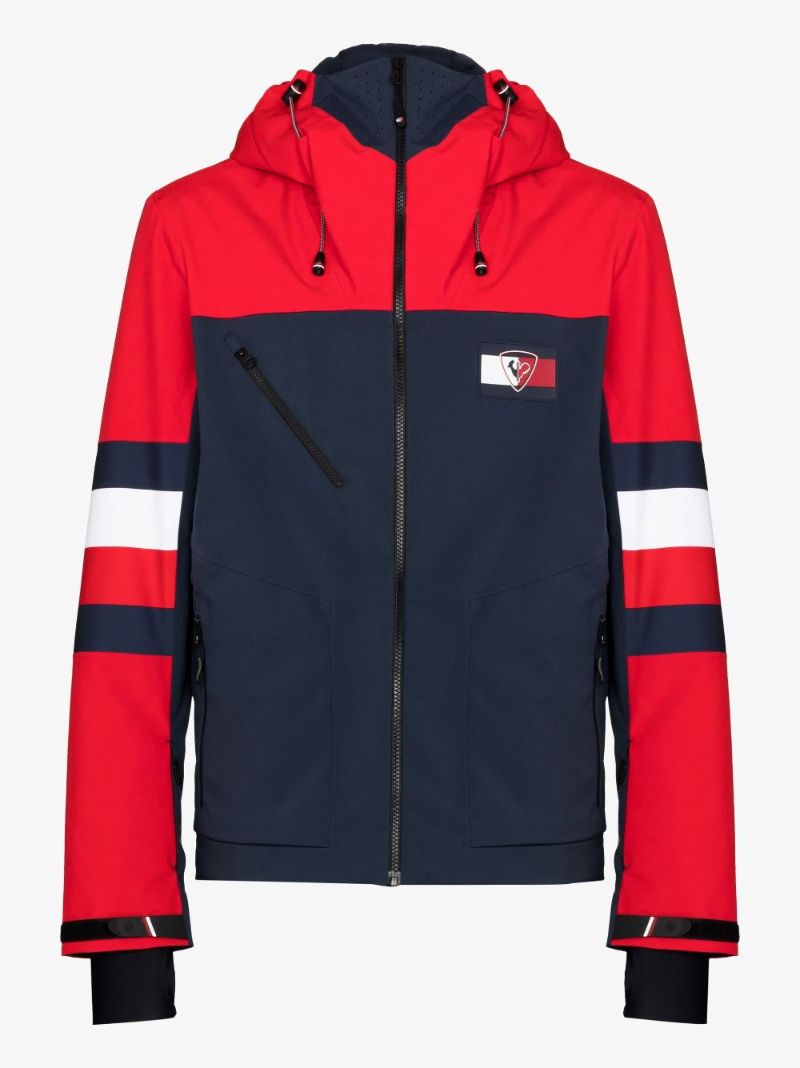 X Tommy Hilfiger Navy Hooded Ski Jacket