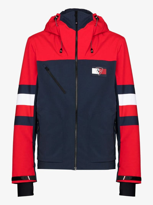 X Tommy Hilfiger Navy Hooded Ski Jacket