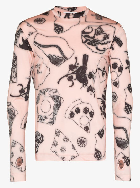 Ceramic Fragment Long Sleeve T-shirt