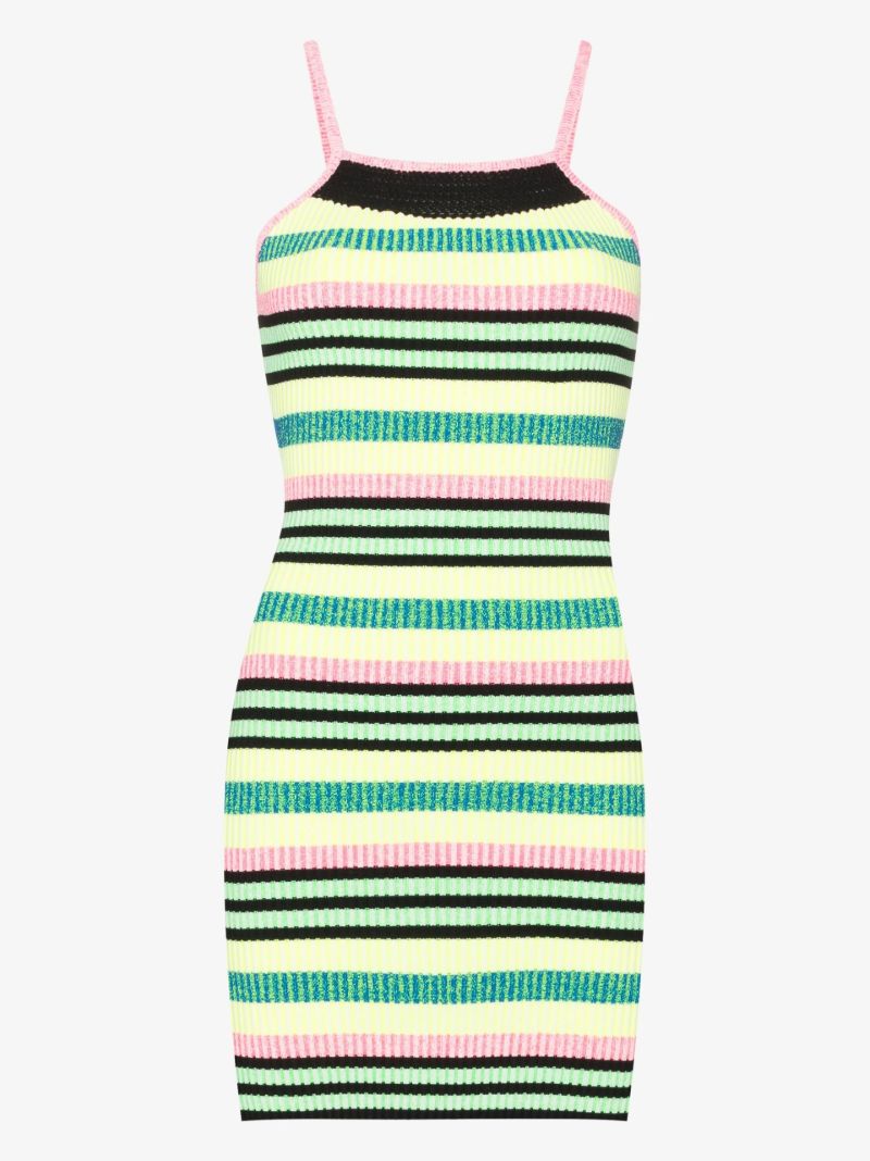 Striped Racerback Mini Dress