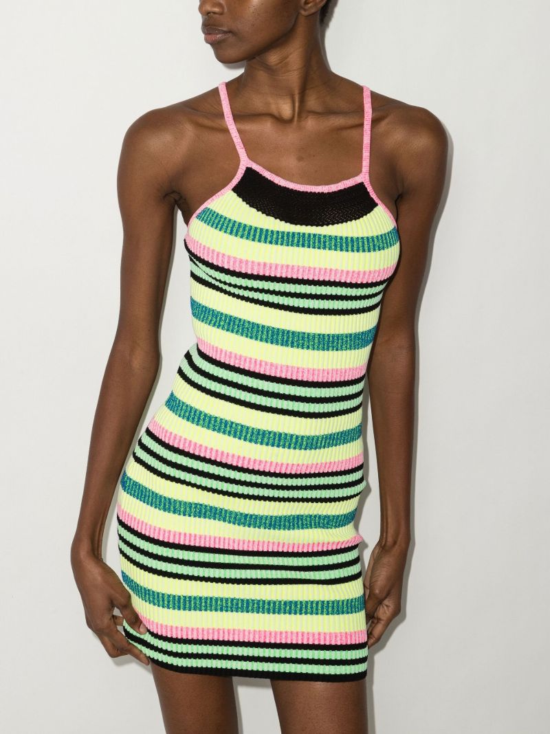 Striped Racerback Mini Dress