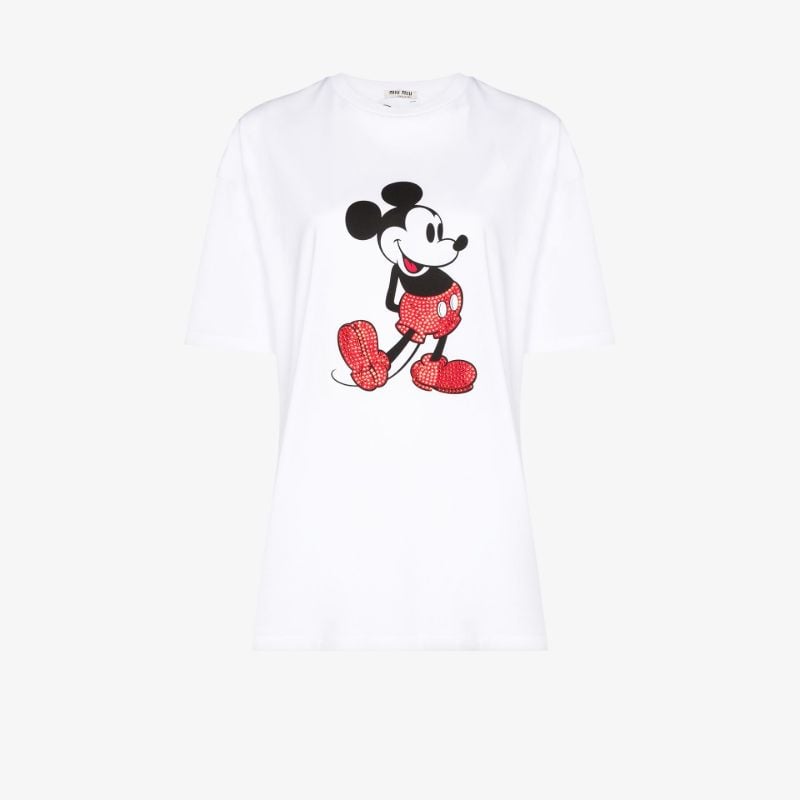 Mickey Mouse Embellished T-shirt