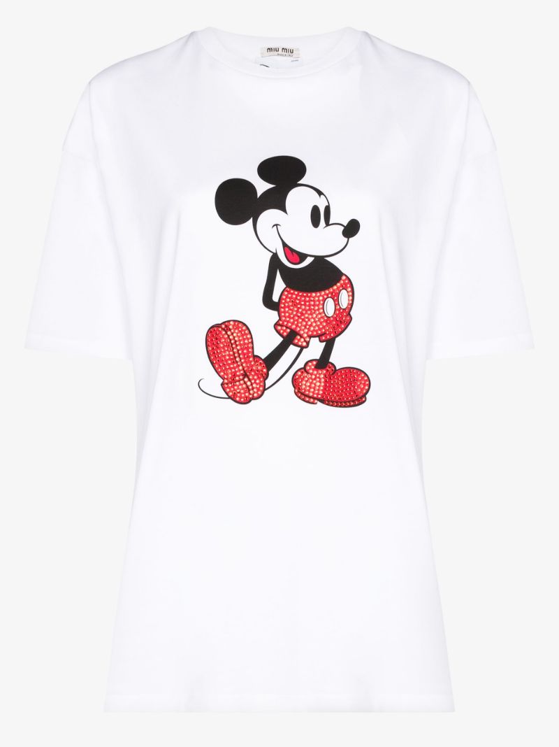 Mickey Mouse Embellished T-shirt