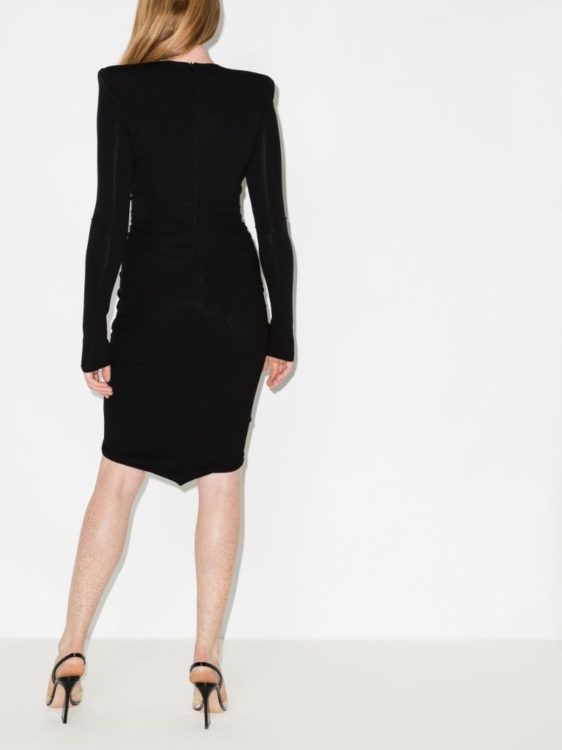 Ruched Front Mini Dress