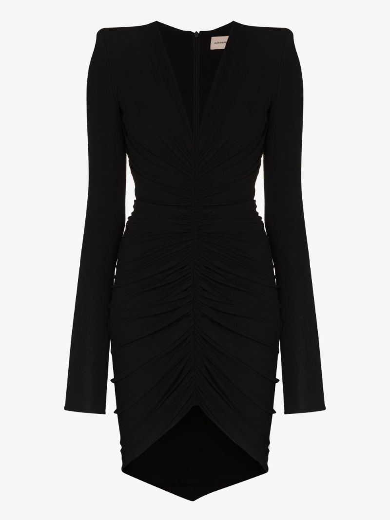 Ruched Front Mini Dress