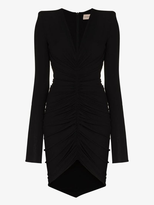 Ruched Front Mini Dress