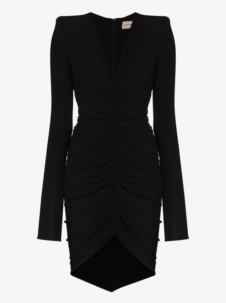 Ruched Front Mini Dress