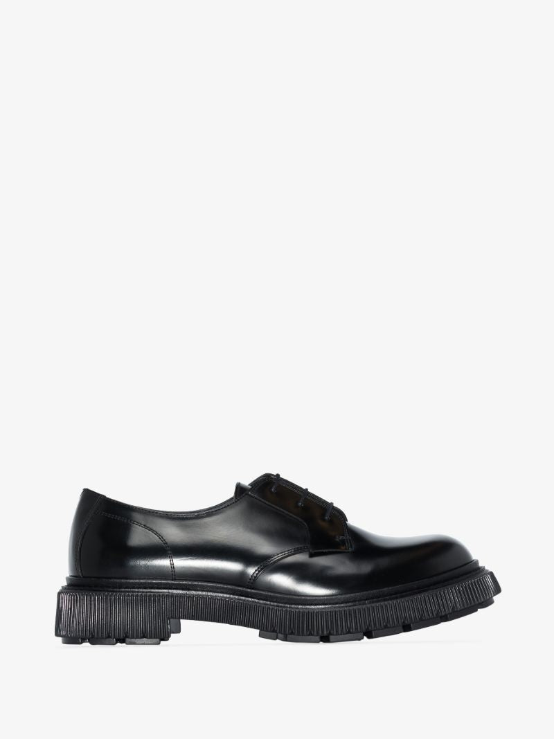 Black Type 168 Leather Derby Shoes