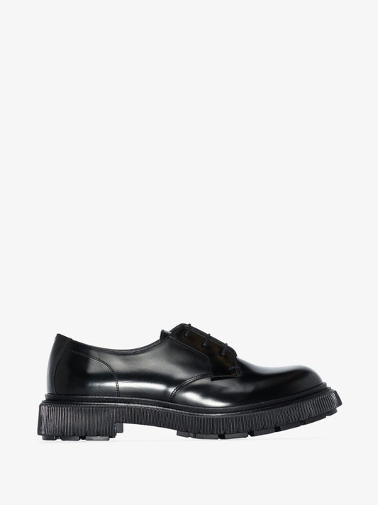 Black Type 168 Leather Derby Shoes