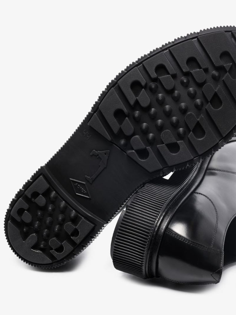 Black Type 168 Leather Derby Shoes