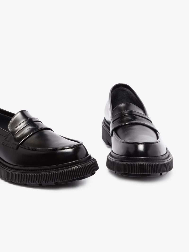 Black Type 159 Leather Loafers