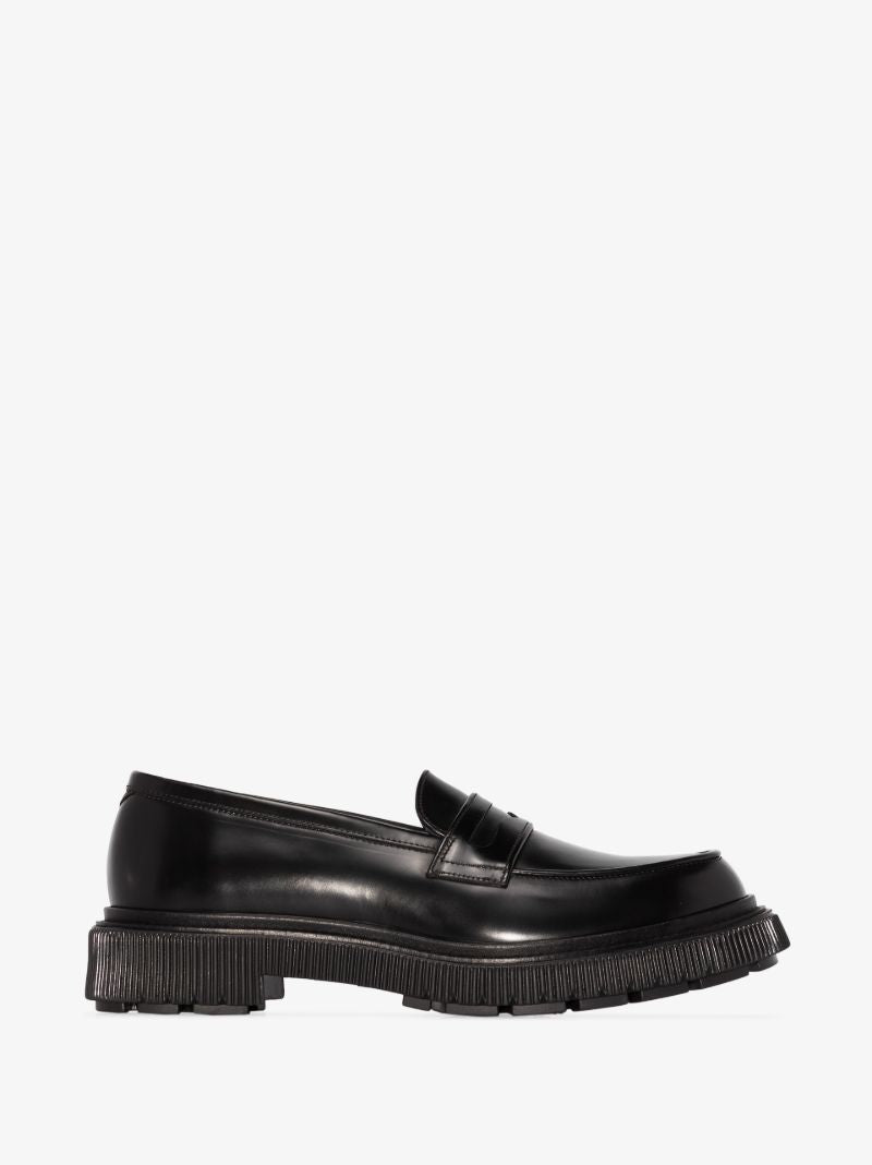 Black Type 159 Leather Loafers