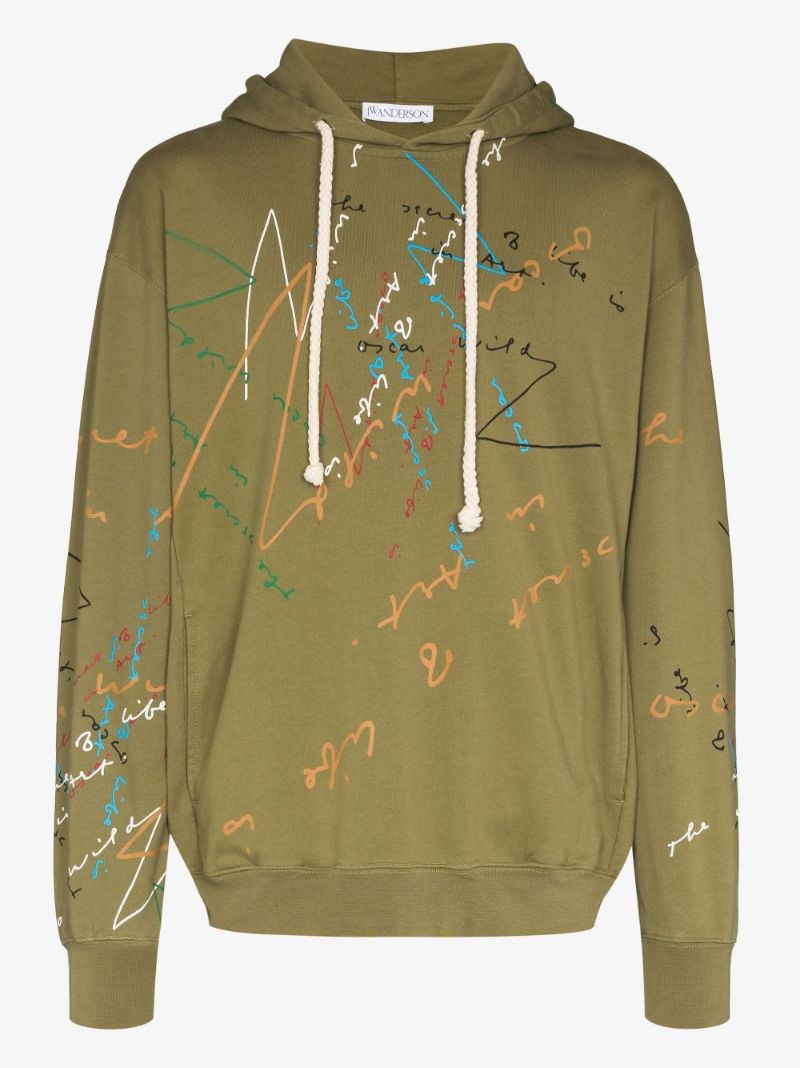 Oscar Wilde Graphic Print Hoodie