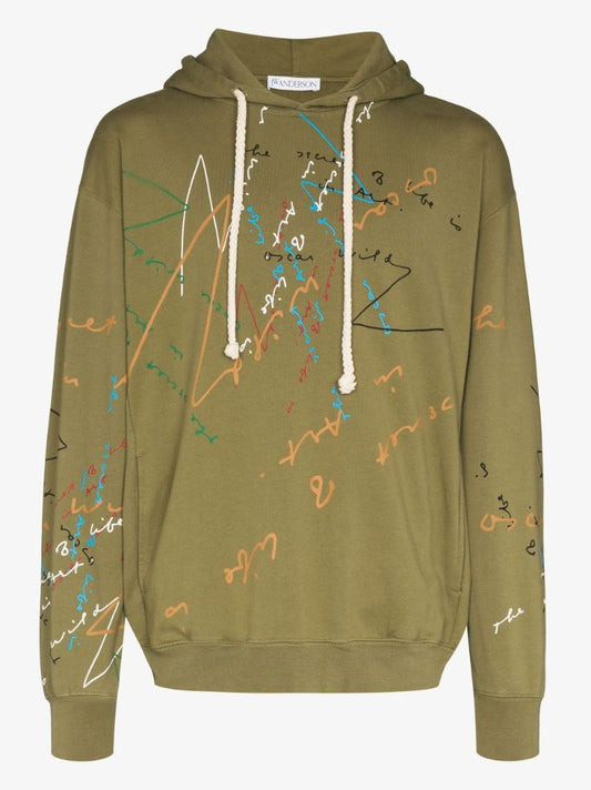 Oscar Wilde Graphic Print Hoodie