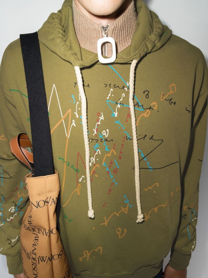 Oscar Wilde Graphic Print Hoodie