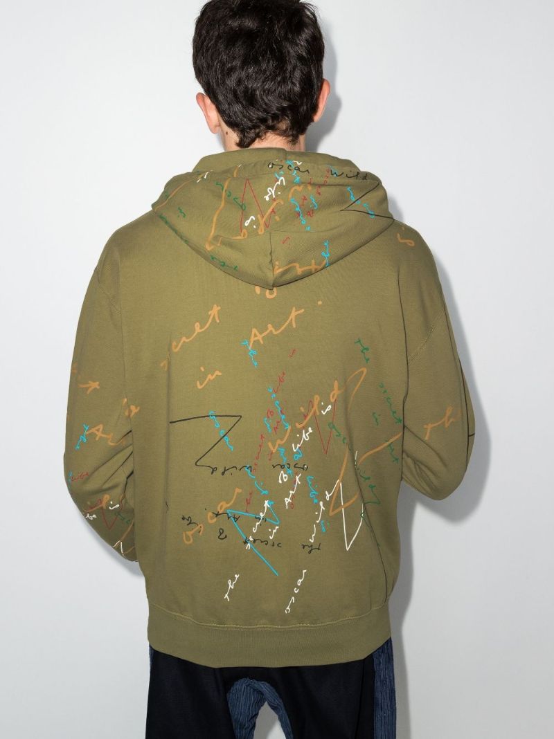 Oscar Wilde Graphic Print Hoodie
