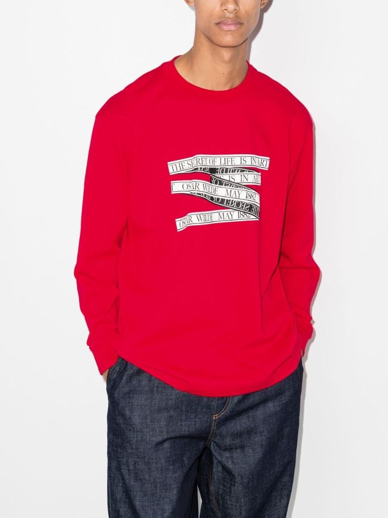 Oscar Wilde Quote Print Sweatshirt