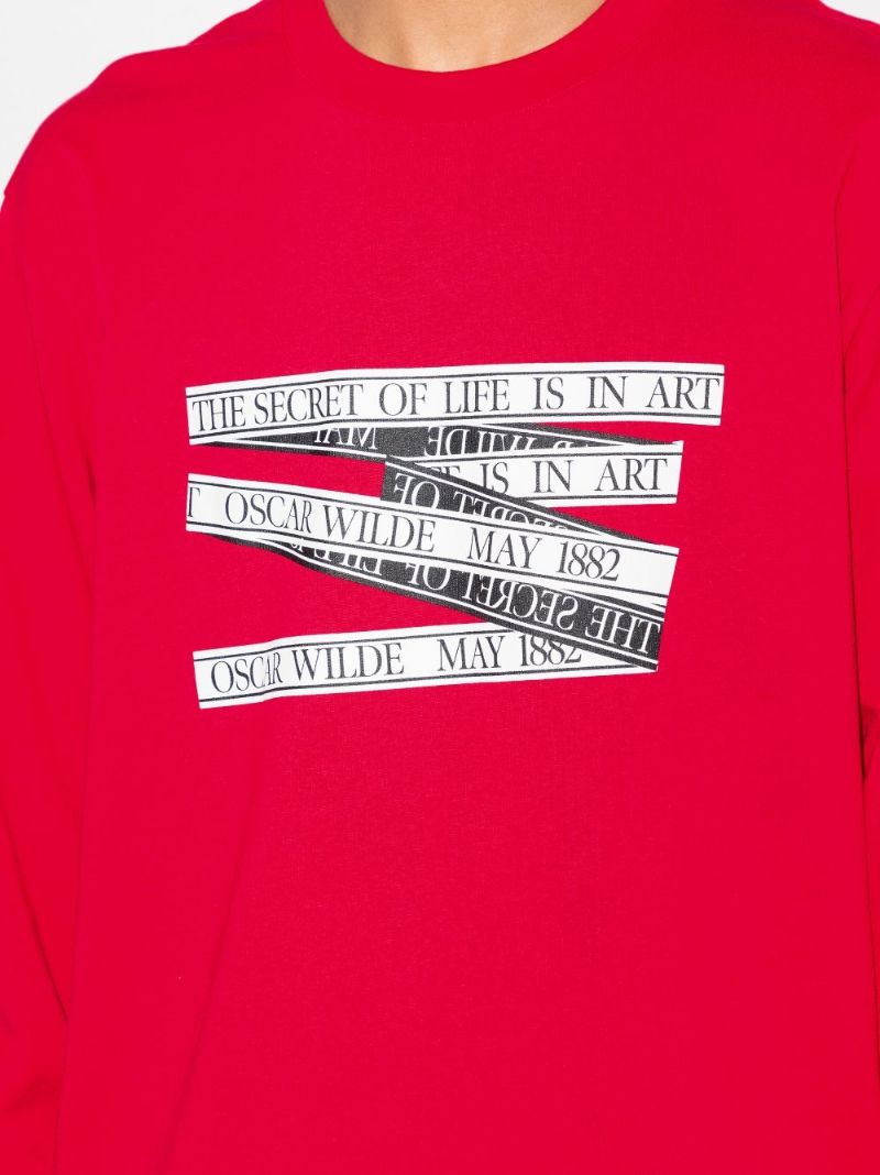 Oscar Wilde Quote Print Sweatshirt