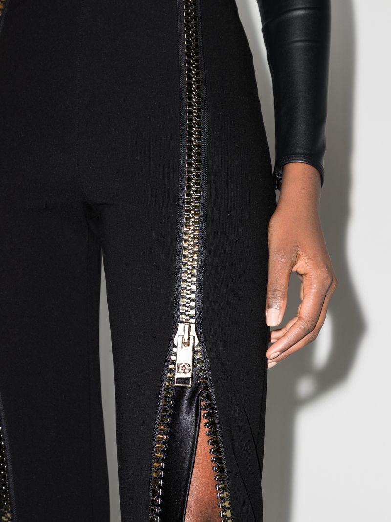 High Waist Full Zip Leggings