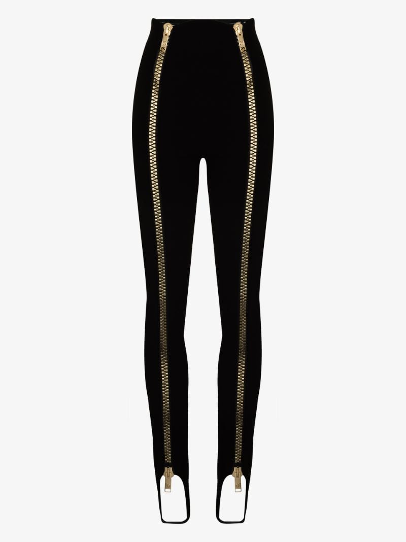 High Waist Full Zip Leggings