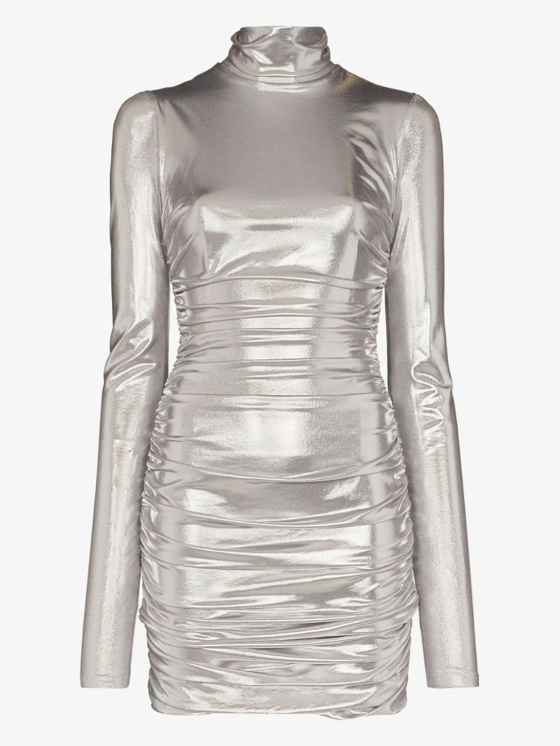 High Neck Mini Dress