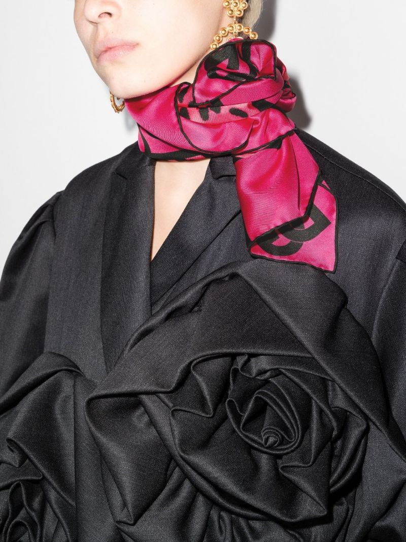 Pink Animal Print Scarf