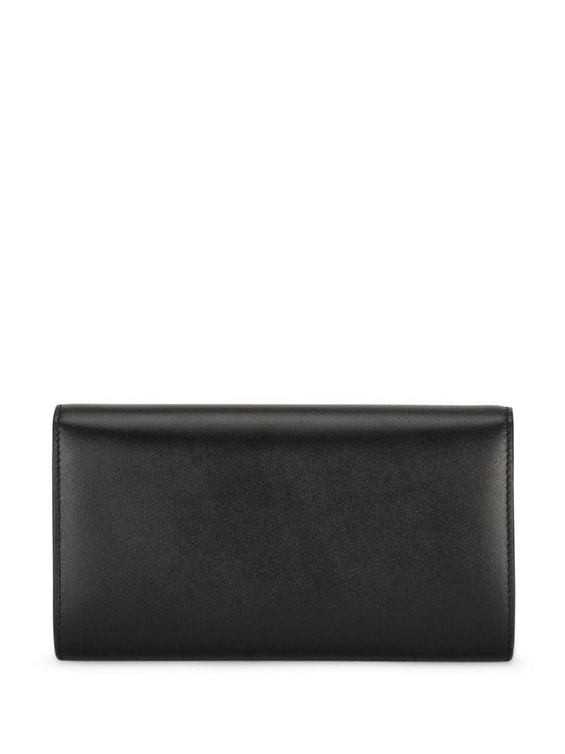 Black Dg Logo Leather Mini Bag