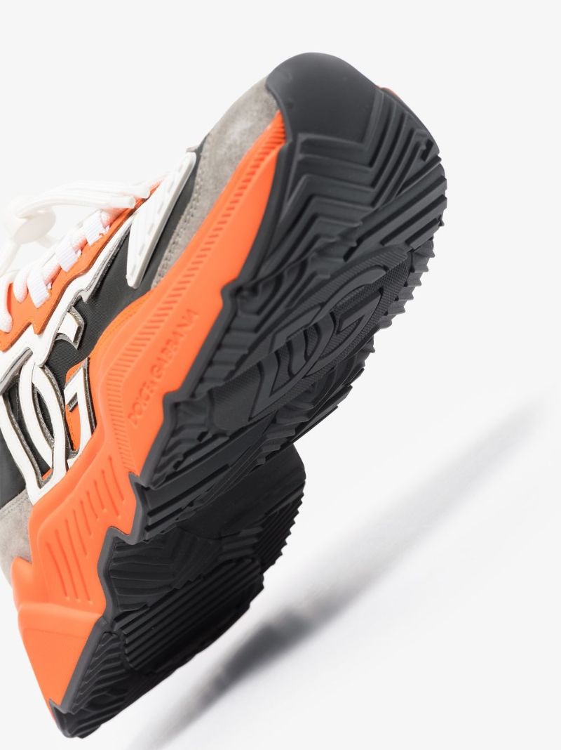 Black and Orange Daymaster Sneakers