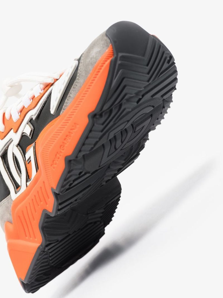Black and Orange Daymaster Sneakers