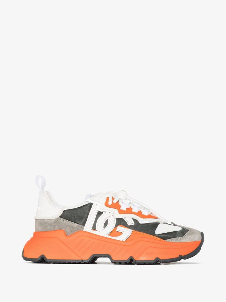 Black and Orange Daymaster Sneakers
