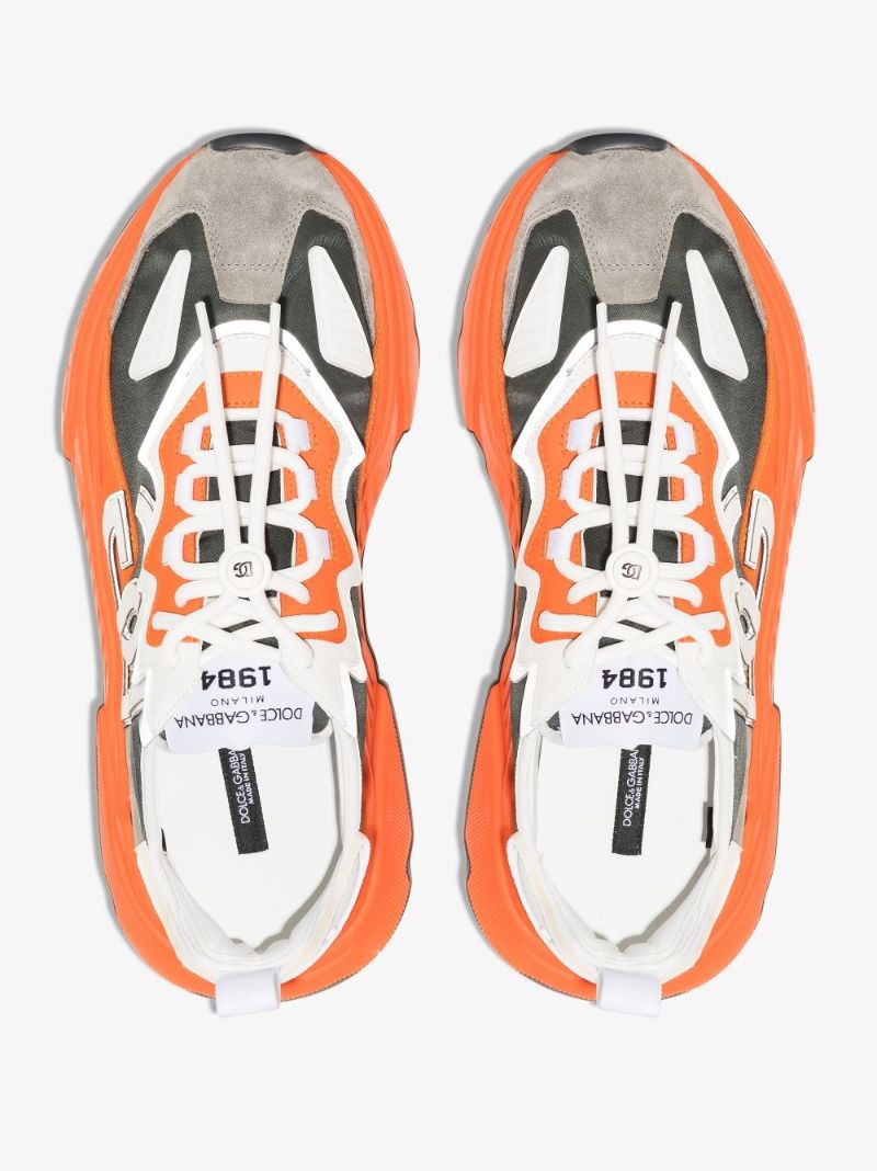 Black and Orange Daymaster Sneakers