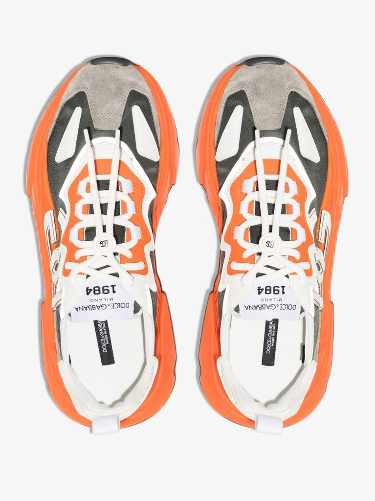 Black and Orange Daymaster Sneakers