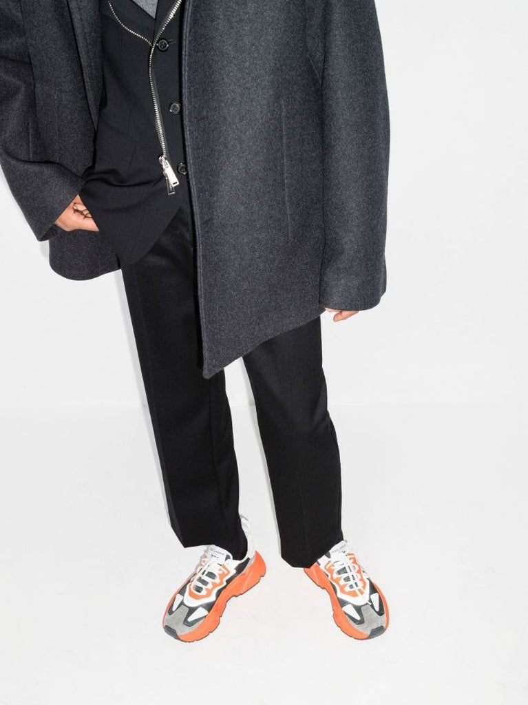 Black and Orange Daymaster Sneakers