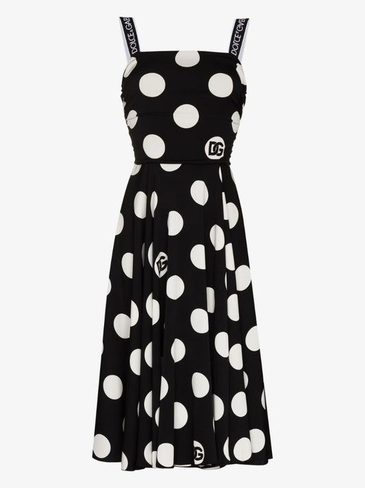 Polka Dot Midi Dress