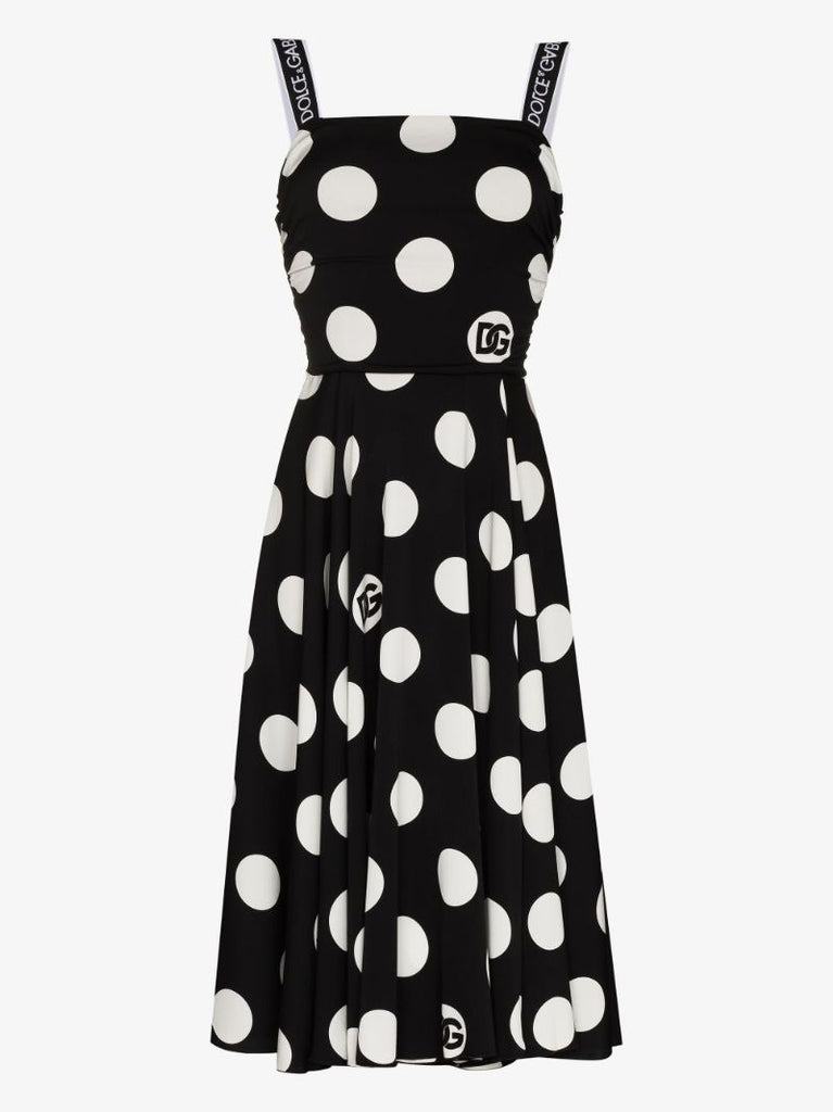 Polka Dot Midi Dress