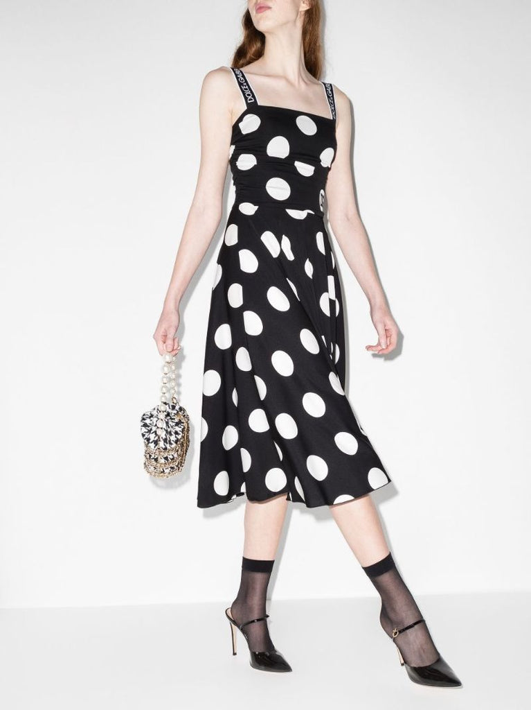 Polka Dot Midi Dress