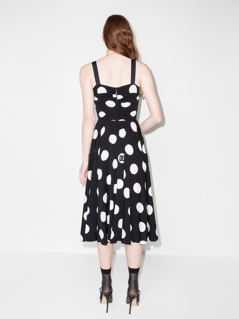 Polka Dot Midi Dress