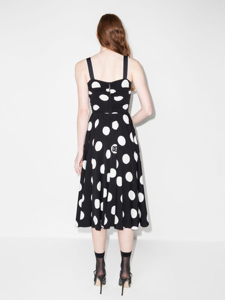 Polka Dot Midi Dress