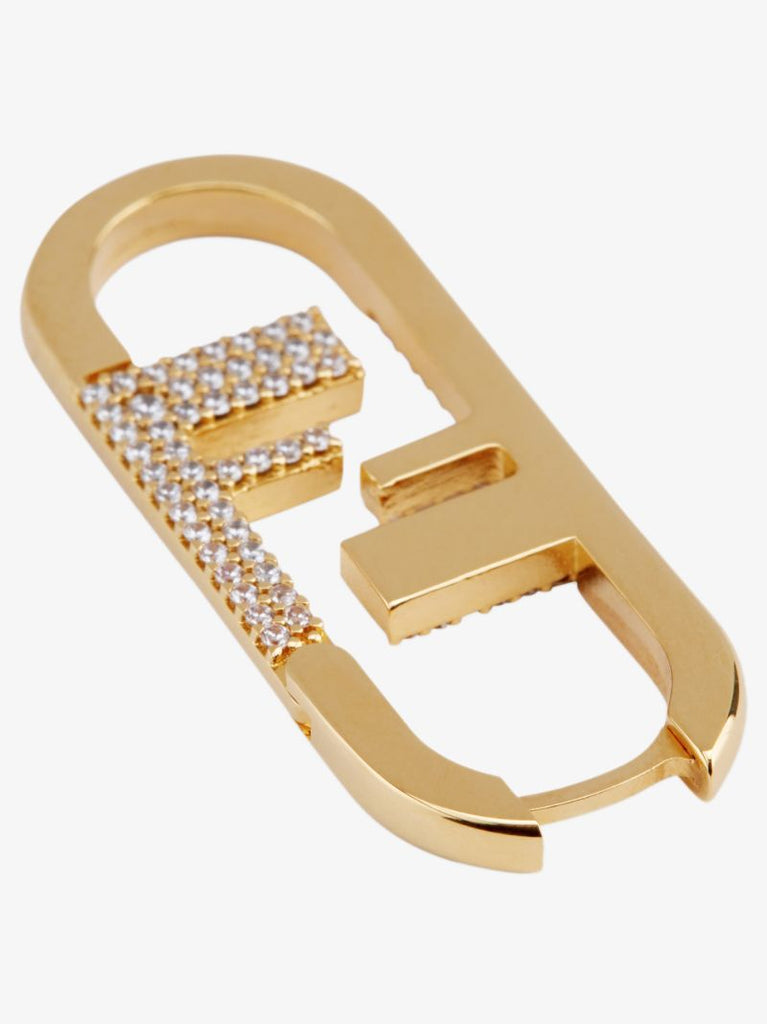 Gold-plated OÃ¢â_x0082_¬â_x0084_¢lock Crystal Earring
