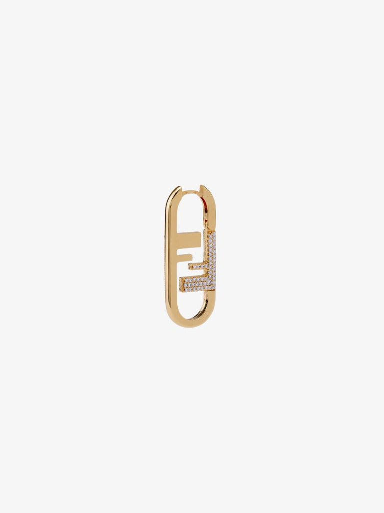 Gold-plated OÃ¢â_x0082_¬â_x0084_¢lock Crystal Earring
